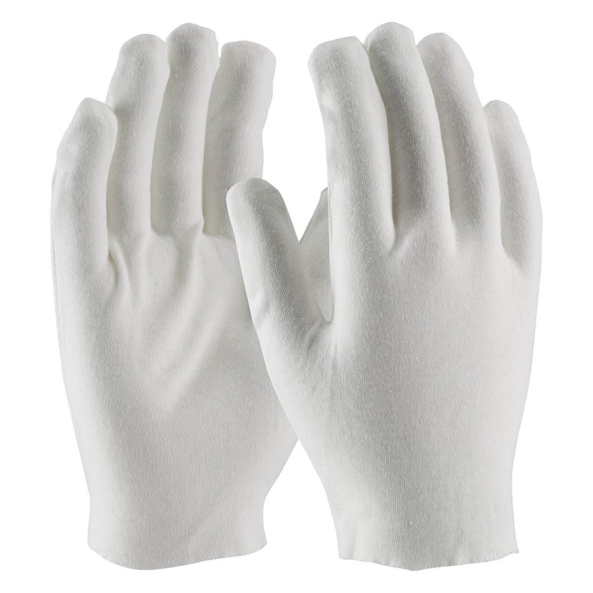 CleanTeam 97-540 Heavy Weight Cotton Lisle Inspection Glove with Unhemmed Cuff - Men's