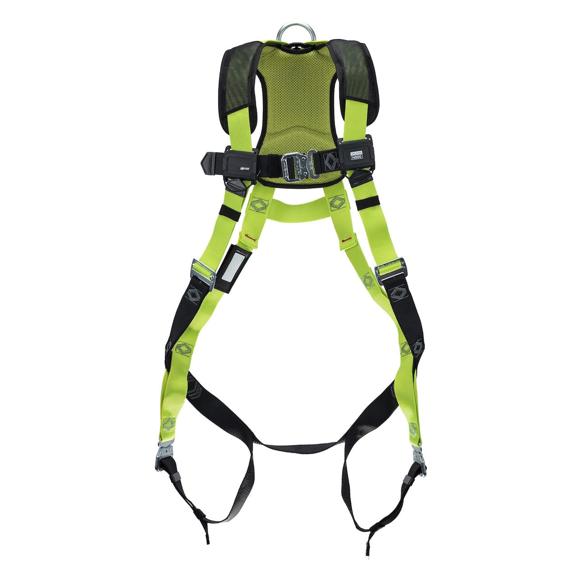 Miller H5IC22102 Industrial Comfort Full-Body Harness with 5 Points of Adjustment, Back / Side D-Rings and Quick-Connect Chest & Leg Buckles