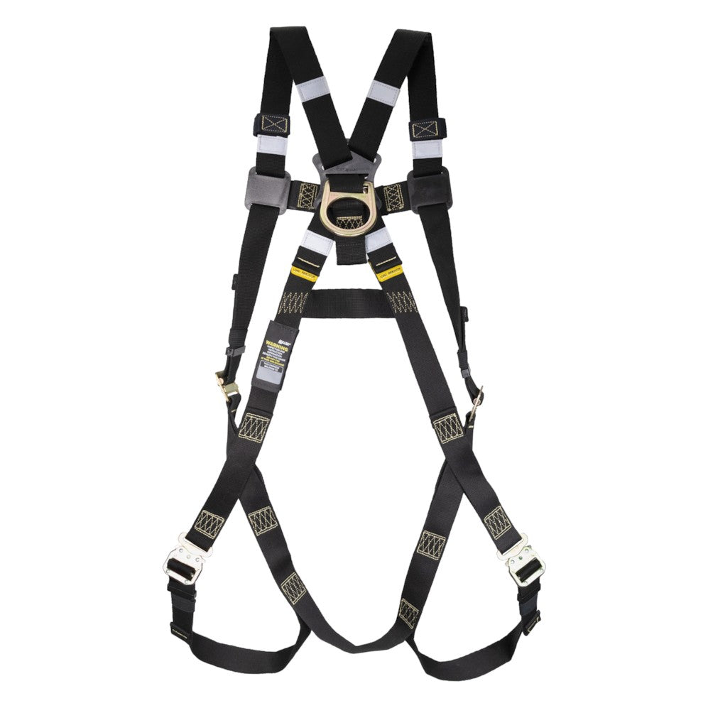 Miller H5WS2 Full-Body Welding Harness with 5 Points of Adjustment, Back & Side D-Rings and Quick-Connect Chest & Leg Buckles