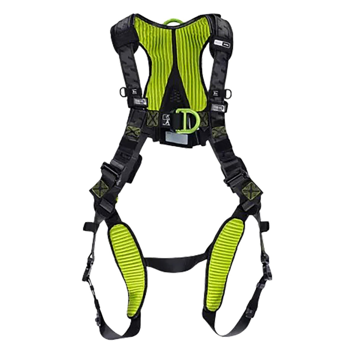 Miller H7IC2A Premium Full-Body Harness with Lightweight Aluminum Hardware, 5 Points of Adjustment, Back/Front D-Rings and Quick-Connect Chest & Leg Buckles