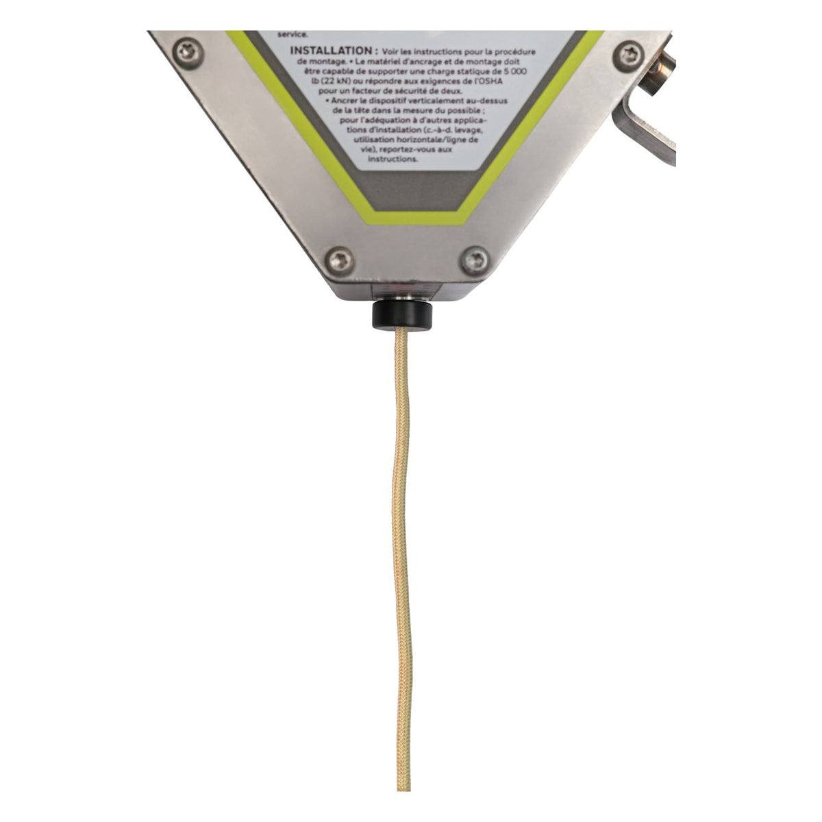 PIP MML-OHK1-02/40FT Miller MML-OHK1-02 – Self-Retracting Lifeline with Technora® rope lifeline - view 2