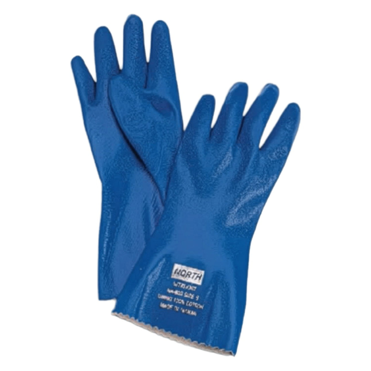 Assurance NK803IN Supported Nitrile Glove with Interlock Liner and Rough Grip - Insulated - 12"