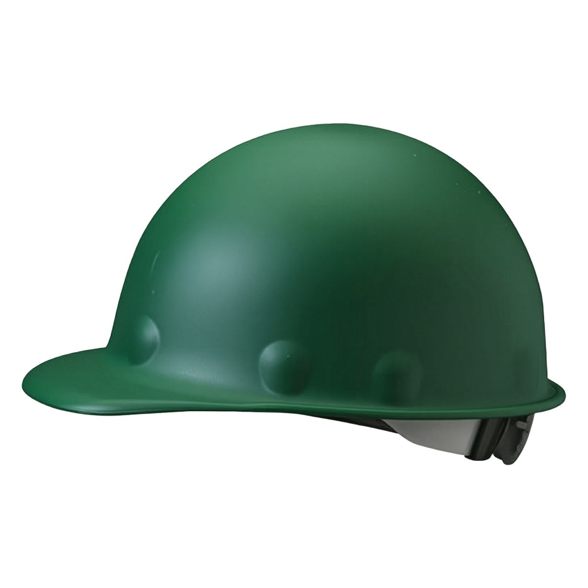 Fibre-Metal P2AQSW Type I, Non-Vented, Cap-Style Smooth Dome Hard Hat with Heat Resistant Fiberglass Shell, 8-Point SuperEight™ Suspension and SwingStrap™ Wheel Ratchet Adjustment, Includes Quick-Lok® Accessory
