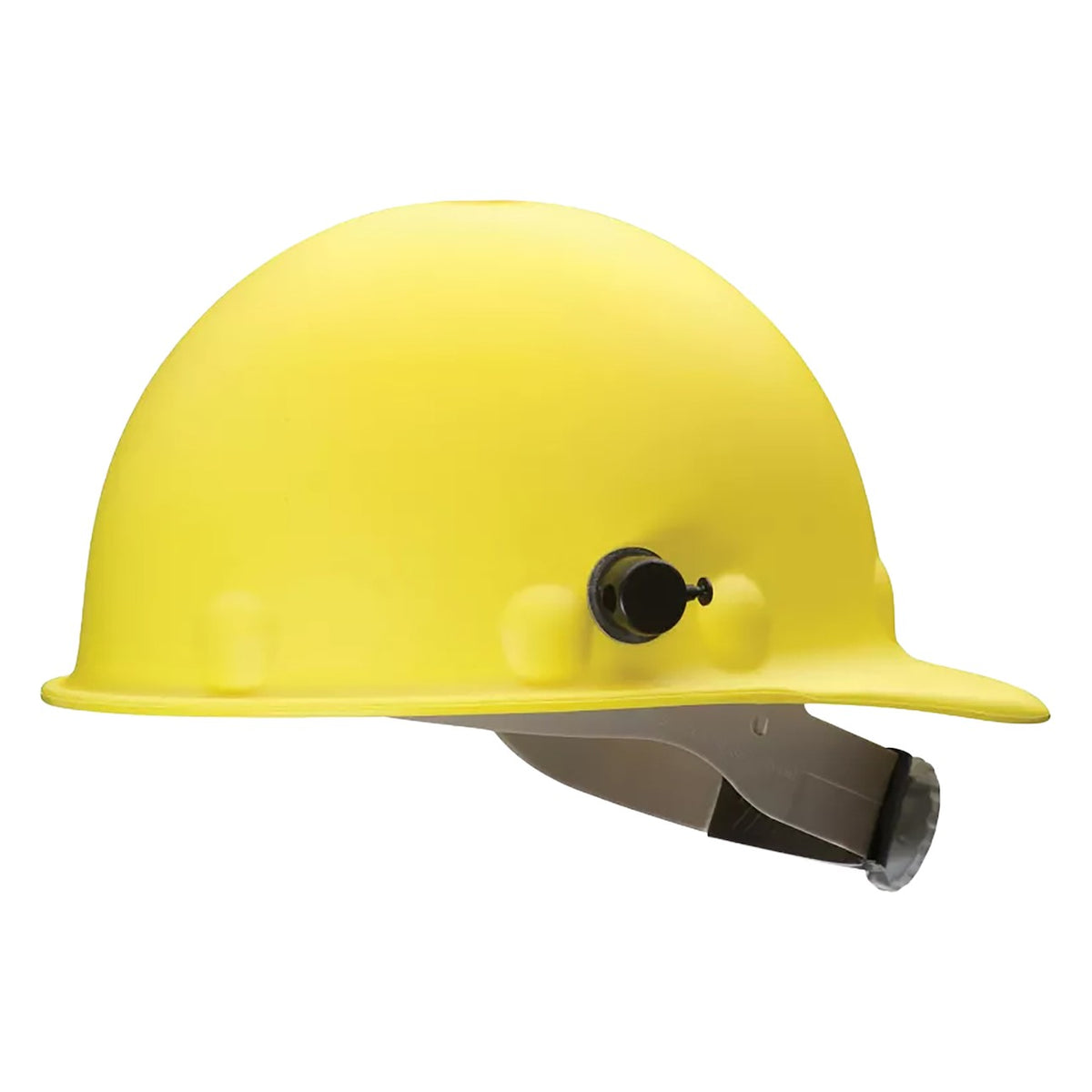 Fibre-Metal P2HNQRW Type I, Non-Vented, Cap-Style Smooth Dome Hard Hat with High Heat Resistant Proprietary Fiberglass Shell, 8-Point SuperEight™ Suspension and Wheel Ratchet Adjustment, Includes Quick-Lok® Accessory