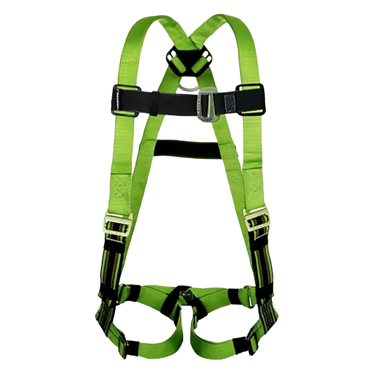 Miller P950-58 Cushioned Webbing Full-Body Harness, 5 Points of Adjustment with Back and Side D-Rings and Mating Chest Buckles & Tongue Leg Buckles