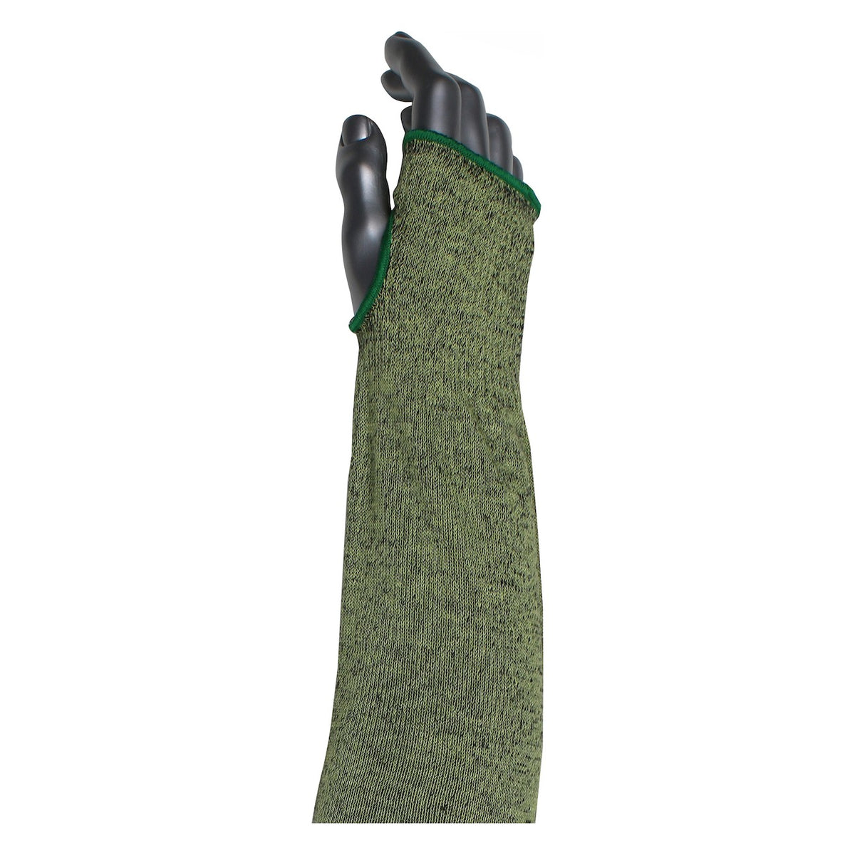 Kut Gard S10ATAFR/5HA-EW-ES6T Single-Ply ATA® Hide-Away™ FR / Modacrylic Blended Sleeve with Thumb Hole - Wide Width