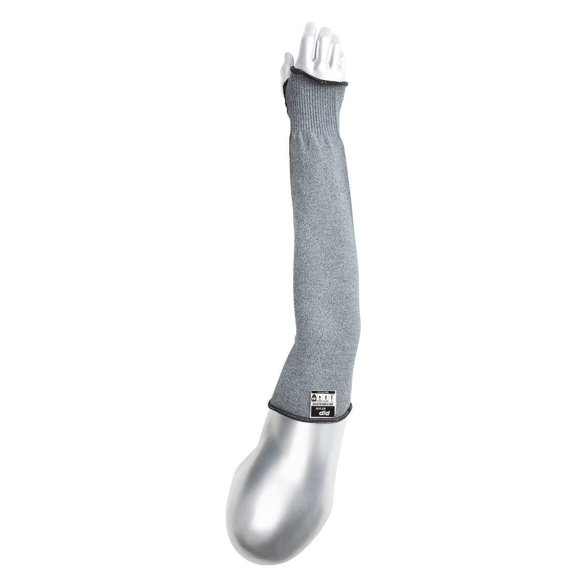 Kut Gard S13ARCGY/N4-18T AR/FR Single-Ply DuPont™ Kevlar® / Nomex® Xtreme Arc Cut Fiber Blended Sleeve with Thumb Hole