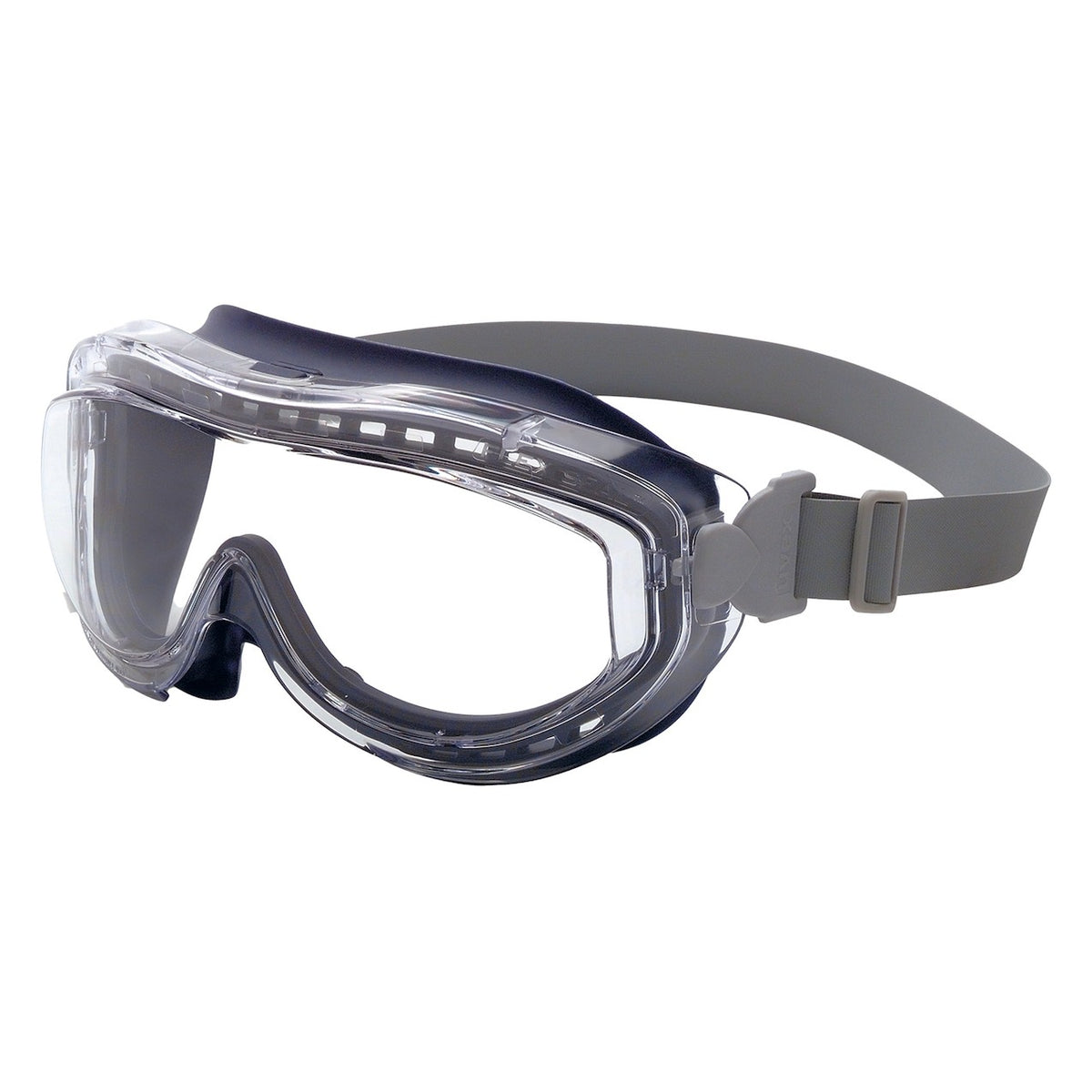Uvex S3400HS Indirect Vent Goggles with Gray Body and Clear Lens with Hydroshield® Anti-Fog Coating - Neoprene Headband