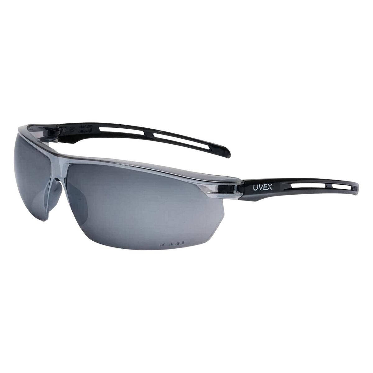 Uvex S4043 Rimless Safety Glasses with Foam Padding, Silver Mirror Lens and Anti-Fog Coating