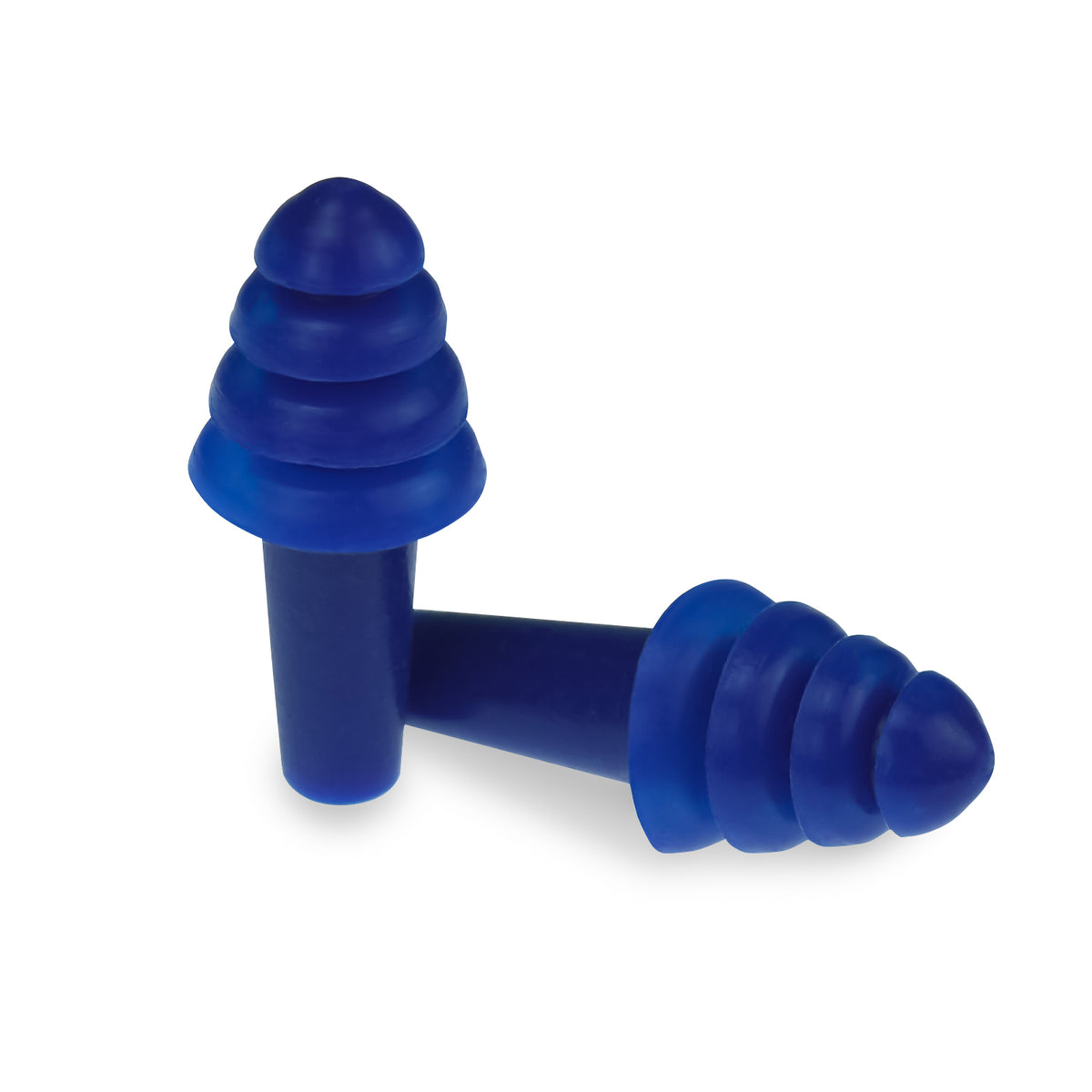 Radians FP42 - Resistor II™ Reusable Flanged Earplugs - Uncorded - Blue