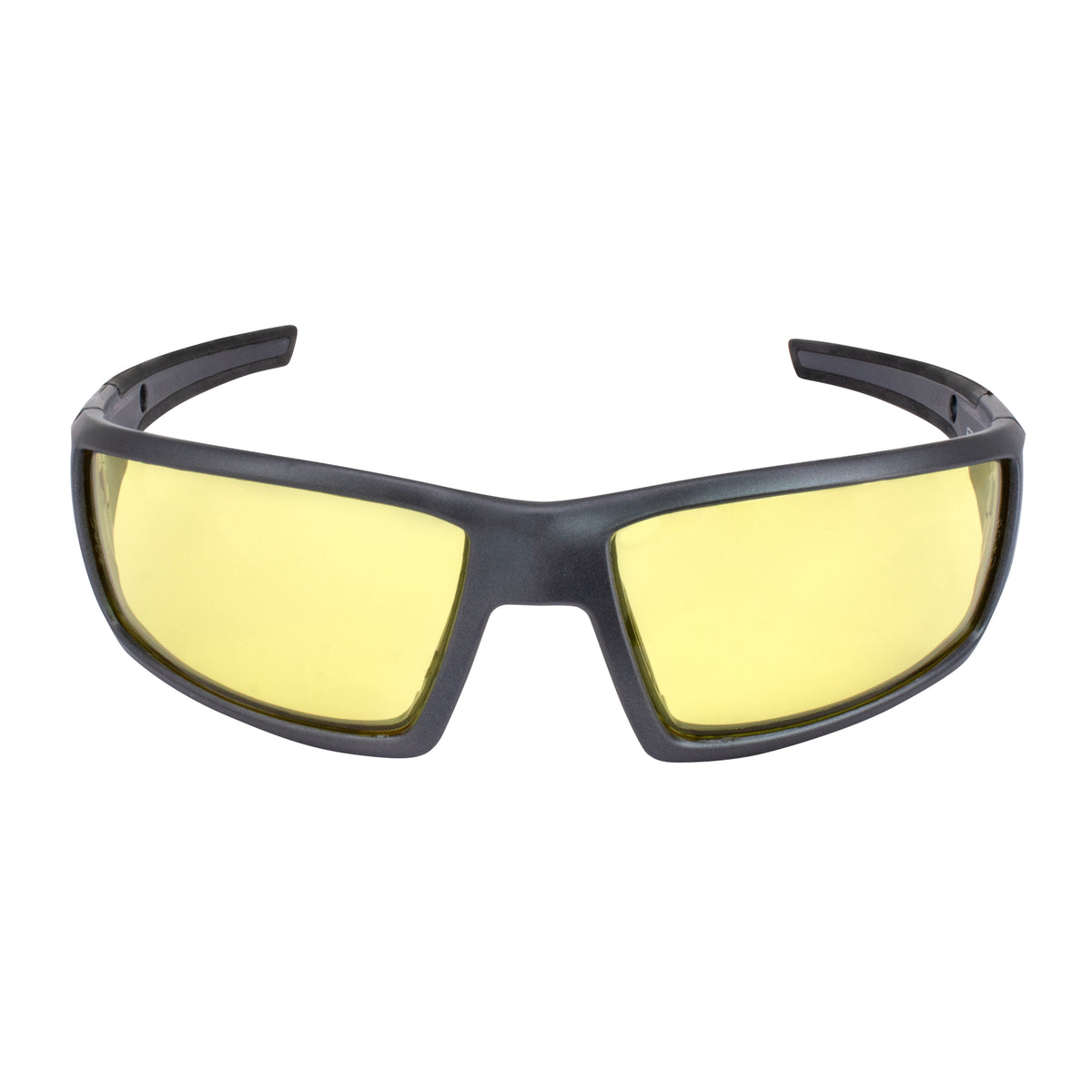 Crossfire CUMULUS - Premium Safety Eyewear - Aluminum Gray Frame - Amber Lens - additional view