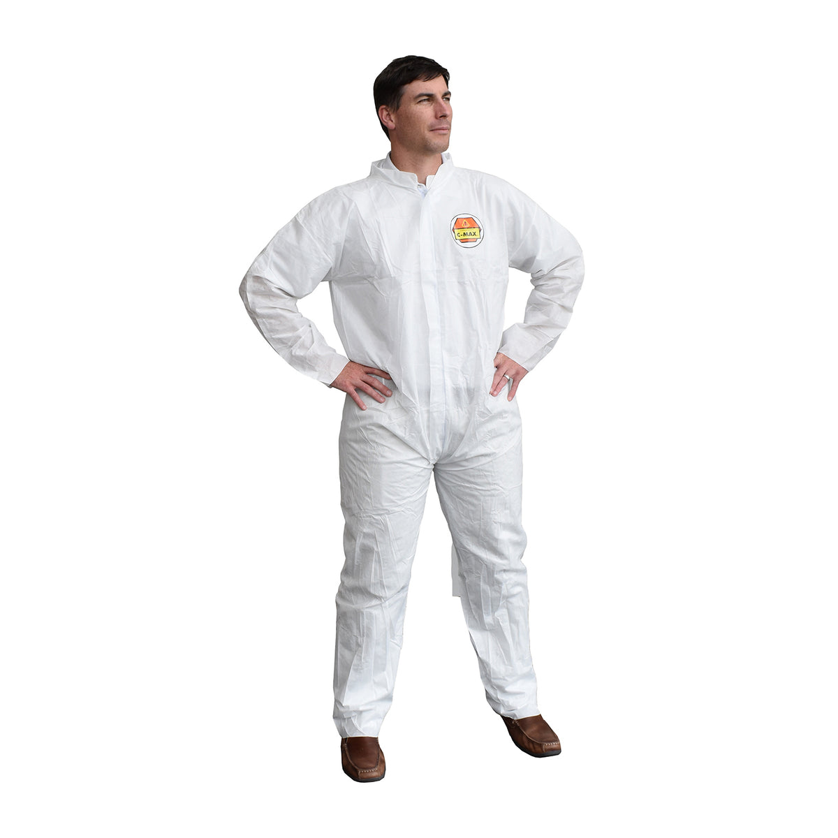 Cordova C-max™ White SMS Coverall, Zipper Fro #SMS100 - SMS100M image 3