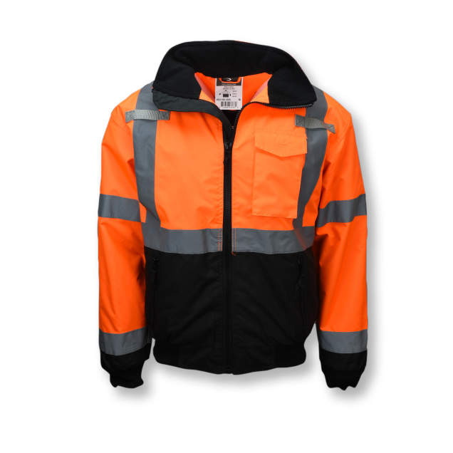 Radians SJ110B Class 3 Two-in-One High Visibility Bomber Safety Jacket