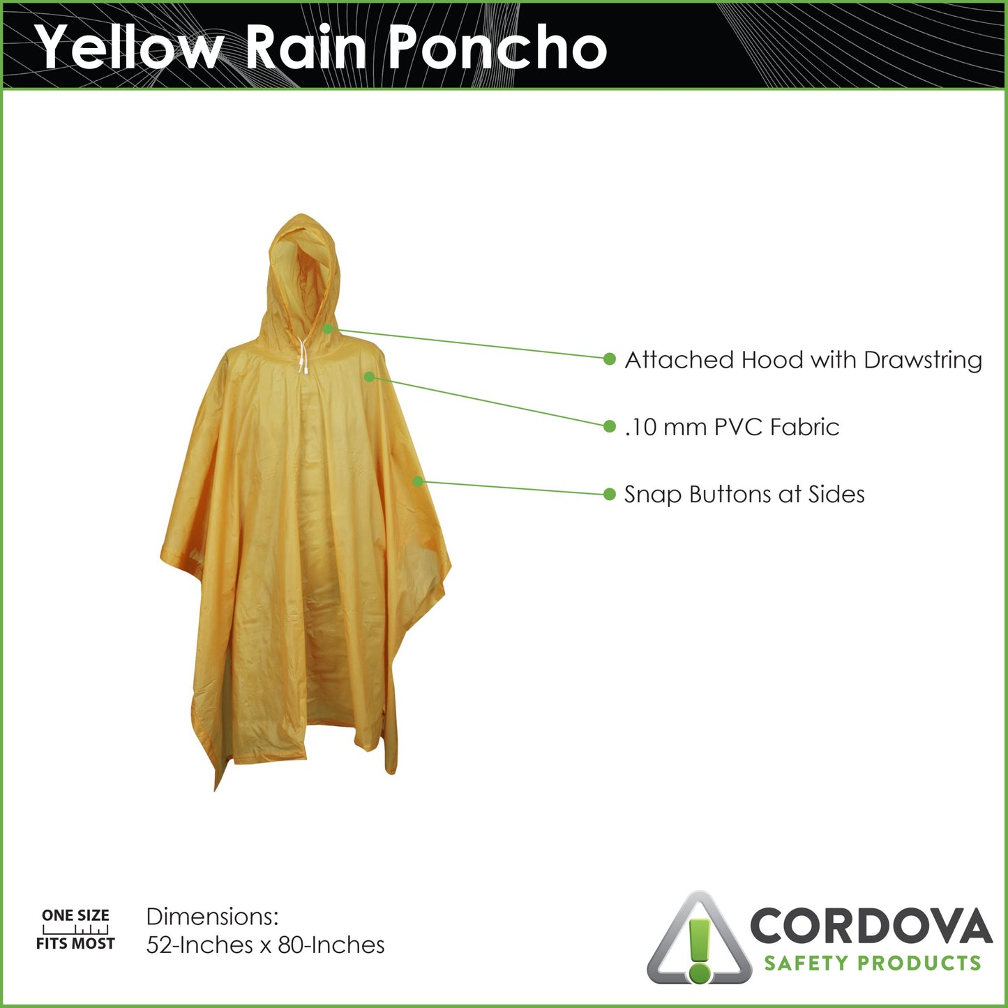 Cordova Value-line™ .10 Mm Single-ply PVC Pon #RP10Y image 5