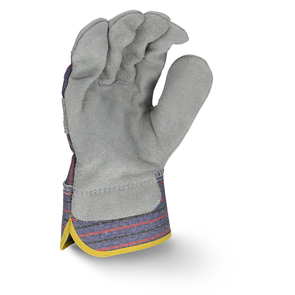 Radians RWG3200 - Regular Shoulder Gray Split Cowhide Leather Glove - additional view