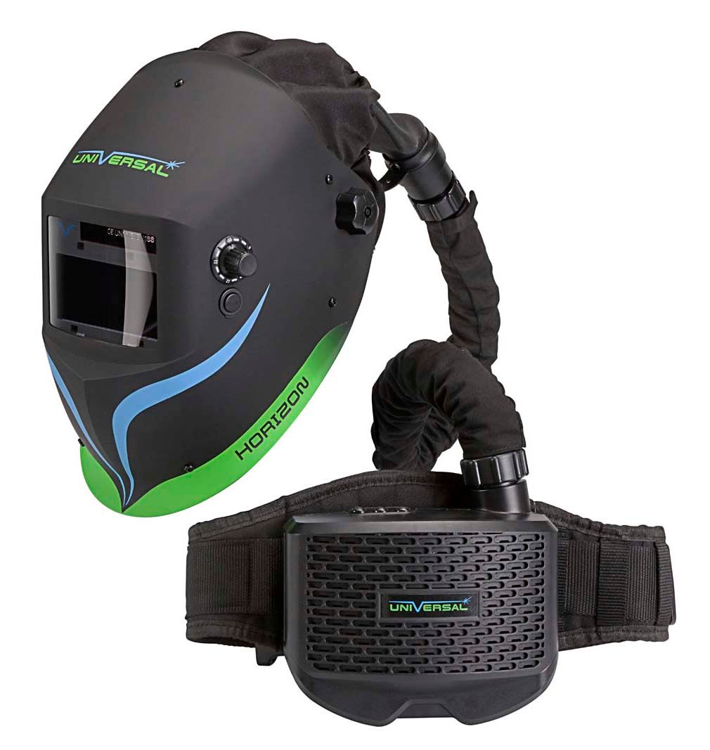 Welding PAPR system providing respiratory protection