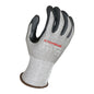 Armor Guys 00-450-XS 13g Gray Kyorene® Liner With Black HCT® Nano Foam Nitrile Palm Coating And Reinforced Thumb Crotch – Cut Level A4 Gloves PPE