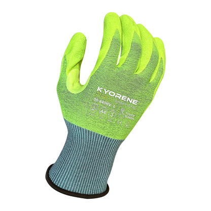 00-840HV-S Armor Guys 00-840HV-XS 18g Hi Vis Kyorene Pro® Liner With HCT® Lite Nitrile Palm Coating, Thumbcrotch Reinforcement, Touch Screen, ANSI A4 Worksite Safety & Industrial Supplies PPE