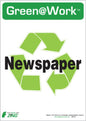 ZING Newspaper Recycle Eco Label 7X5, 5Pk - 0022S