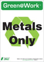ZING Metals Only Recycle Eco Label 7X5, 5 Pk - 0041S