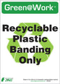 ZING Plas Banding Recycle Eco Label 7X5, 5 Pk - 0046S