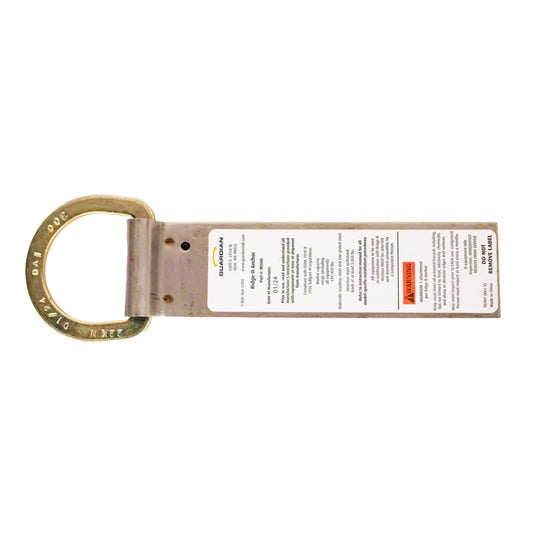 Guardian 00500 - Ridge-It Roof Anchor - 9.75 in, Single D-Ring - manufacturer product image