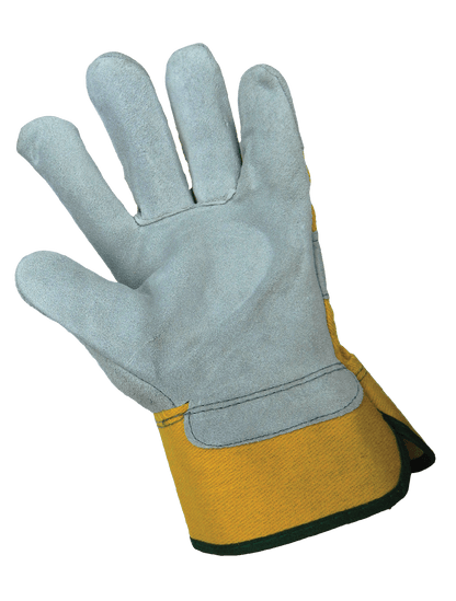 Global Glove - 2190 - Leather Palm Gloves - yellow