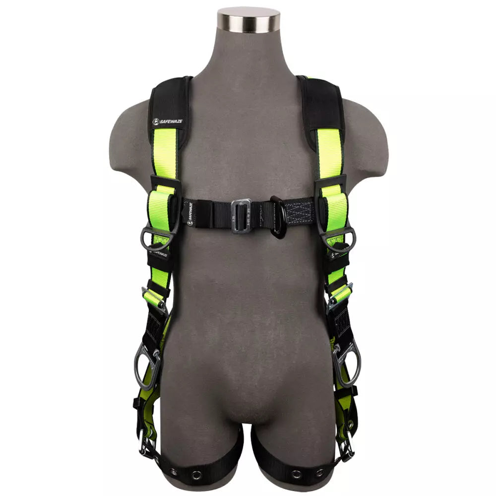 Safewaze 019-1066 PRO Full Body Harness: 3D, MB Chest, FD, TB Legs product image