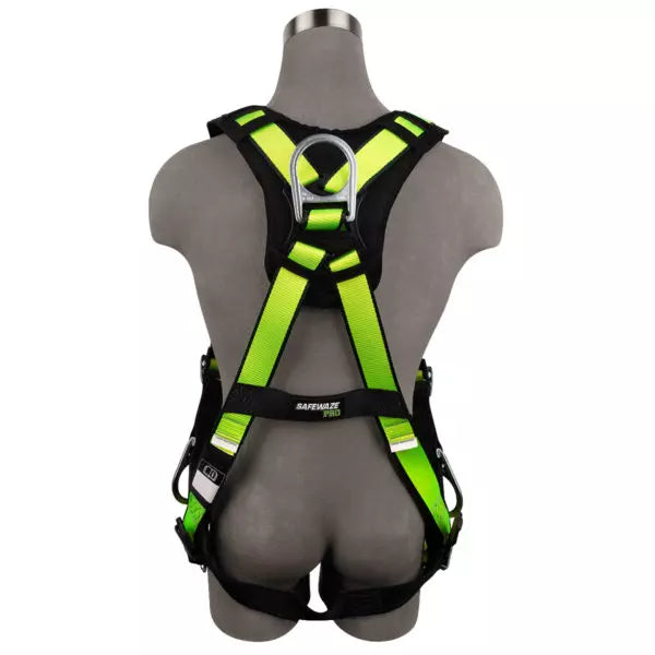 Safewaze 019-1066 PRO Full Body Harness: 3D, MB Chest, FD, TB Legs product image