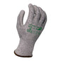 Armor Guys 02-028HH-XS 13g "Hammer Head 4" Salt & Pepper HDPE Liner With Gray PU Palm Coating, ANSI A4 – Polyurethane Workwear Apparel PPE