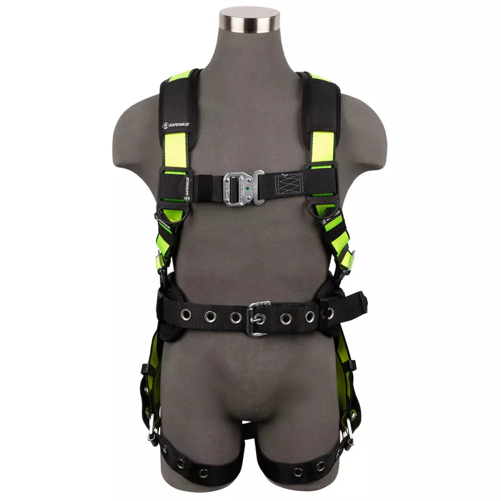 Safewaze 021-1441 PRO Construction Harness: 1D, QC Chest, TB Legs product image
