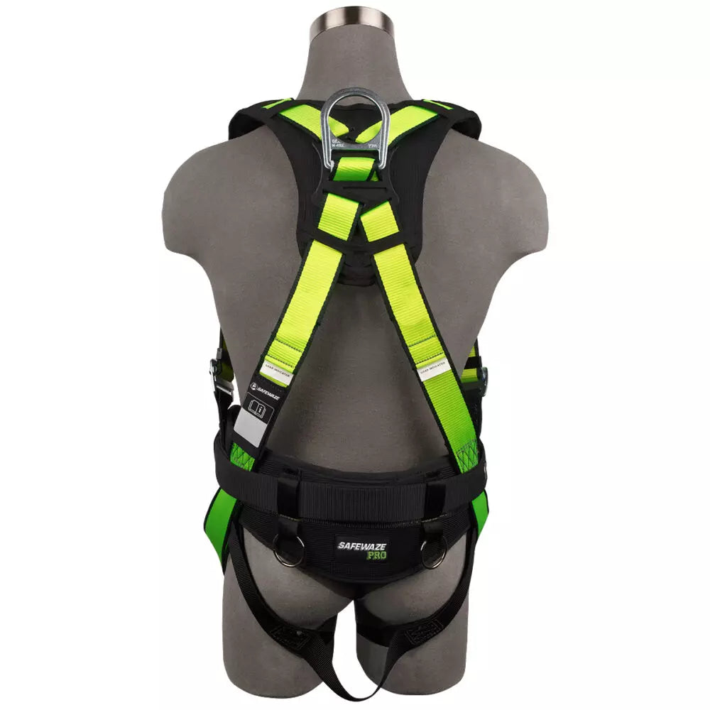 Safewaze 021-1449 PRO Construction Harness: 3D, QC Chest/Legs product image