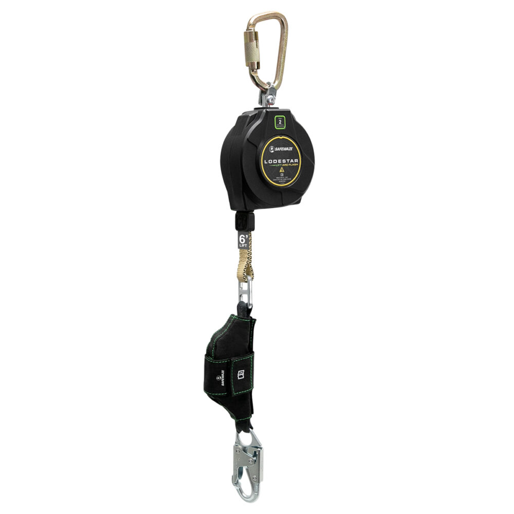 Lodestar Lift Arc Flash 6' Single Web SRL: Snap Hook