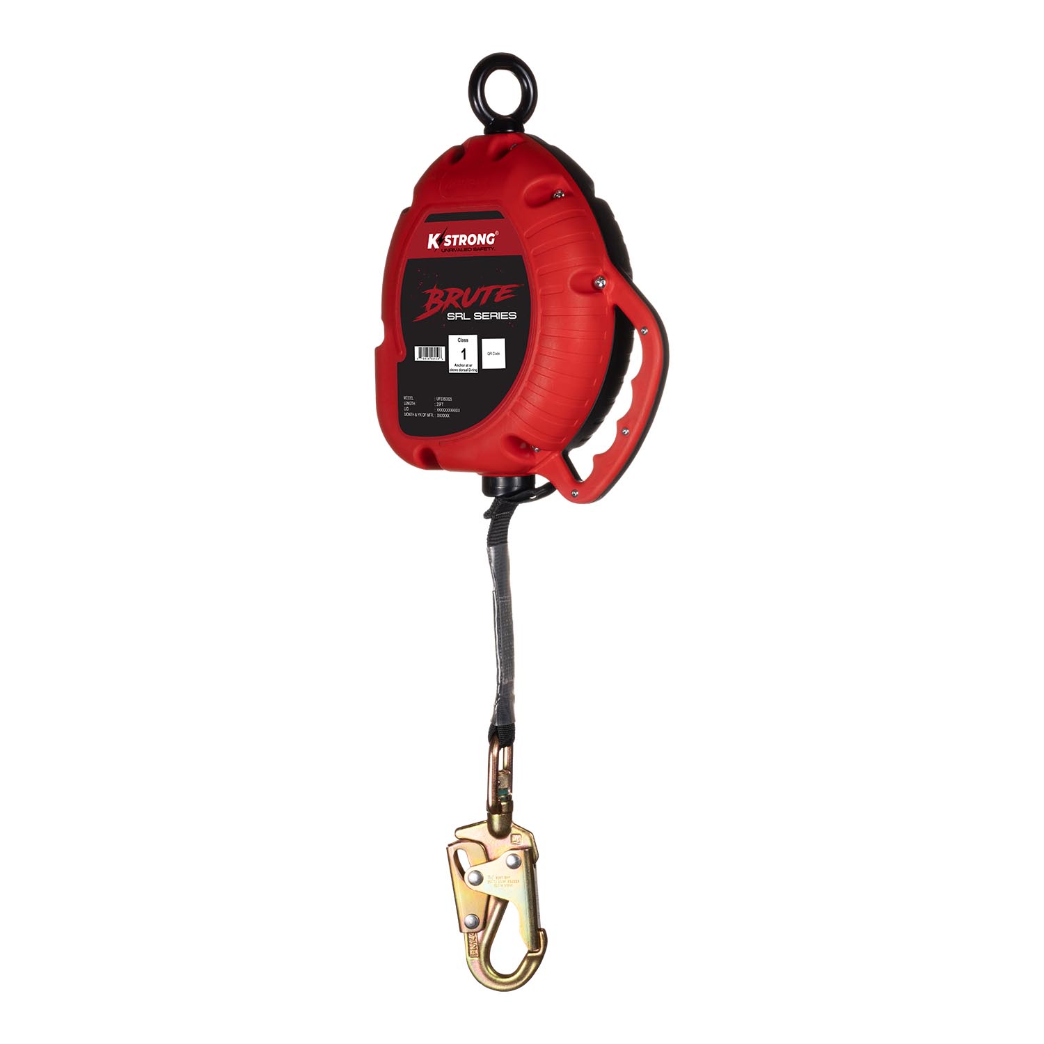 KStrong® BRUTE™ 25 ft. Web Self-Retracting Lifeline (SRL) with Swivel Snap Hook