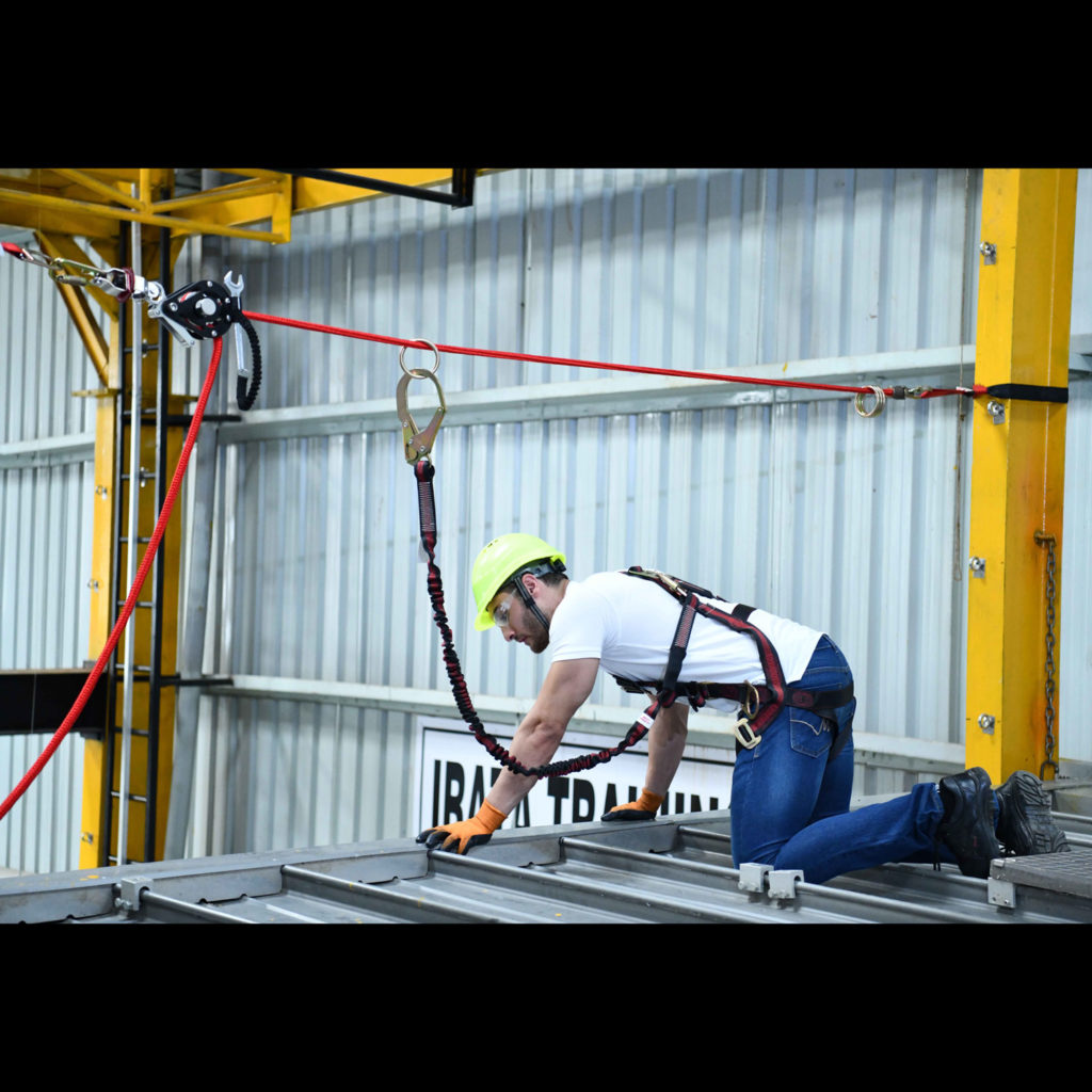 KStrong® Wrangler™ 100 ft. Adjustable 4-person Capacity Horizontal Lifeline System