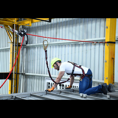 KStrong® Wrangler™ 100 ft. Adjustable 4-person Capacity Horizontal Lifeline System