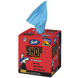 Scott (Box / 200) Scott Shop Towel Rags In A Box - 75190