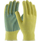 Kut Gard 08-K300PD – Seamless Knit DuPont™ Kevlar® Glove with PVC Dot Grip - Medium Weight