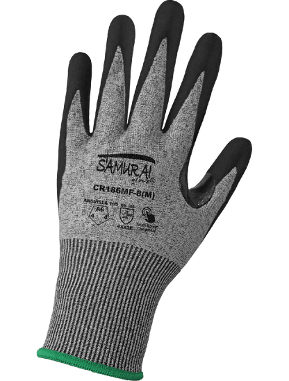 Samurai CR186MF Cut Resistant Gloves - cut level A6 - tan