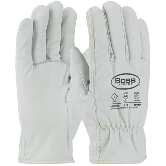 Boss® Xtreme: AR/FR Top Grain Goatskin Leather Drivers Glove