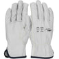 PIP® Economy Top Grain Goatskin Leather Drivers Glove w/ HPPE Blend Lining - Keystone Thumb