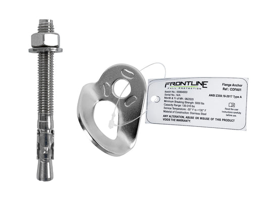 Frontline Stainless Steel Flange Anchor with Bolt COFA01 + COFA01RB