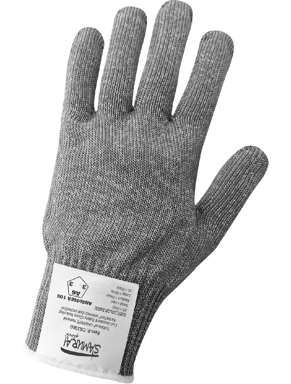 Samurai CR336G Cut Resistant Gloves - cut level A6 - tan