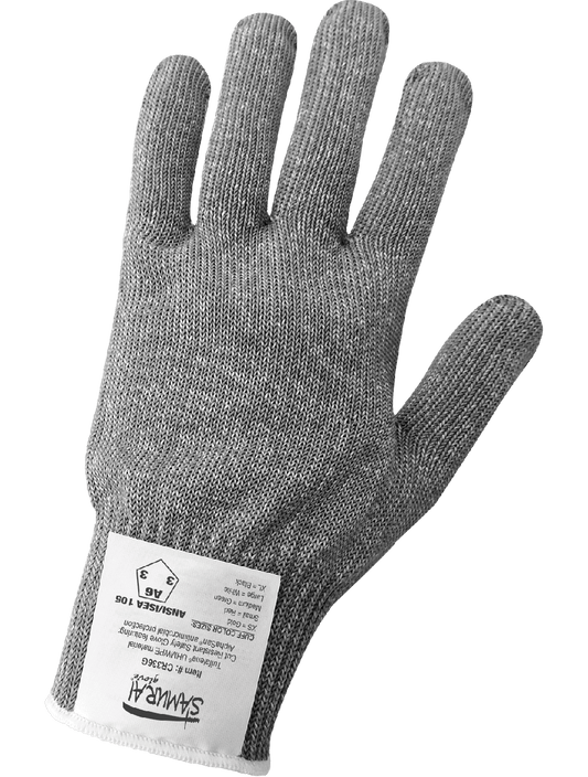 Samurai CR336G Cut Resistant Gloves - cut level A6 - tan