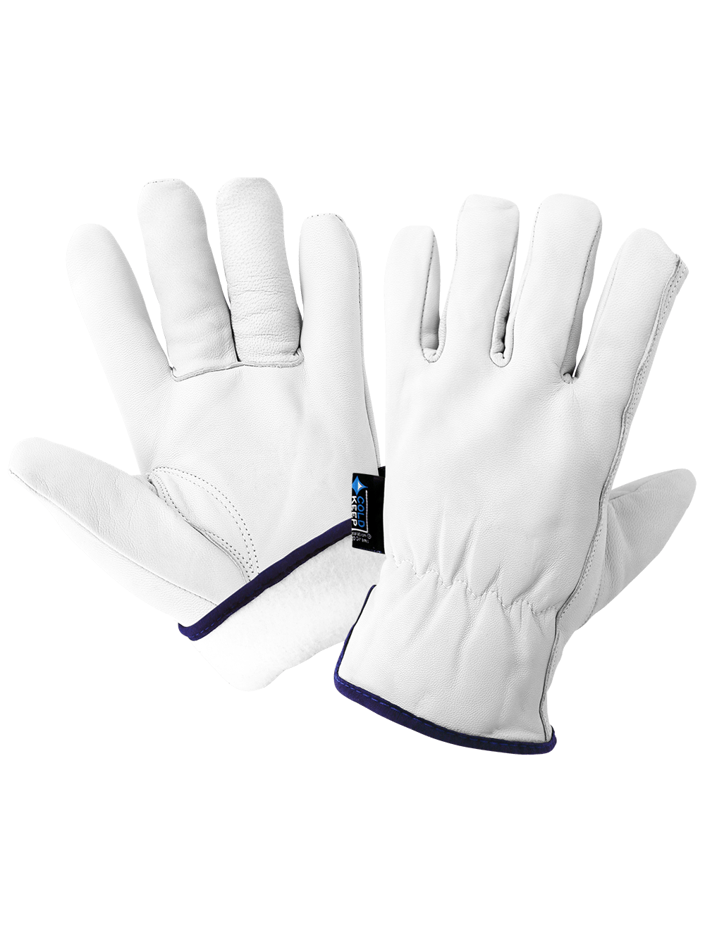 Premium-Grade Goatskin Drivers Gloves with Cold Keep® - 3200GINT - Drivers Gloves - red