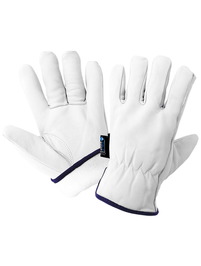 Premium-Grade Goatskin Drivers Gloves with Cold Keep® - 3200GINT - Drivers Gloves - red
