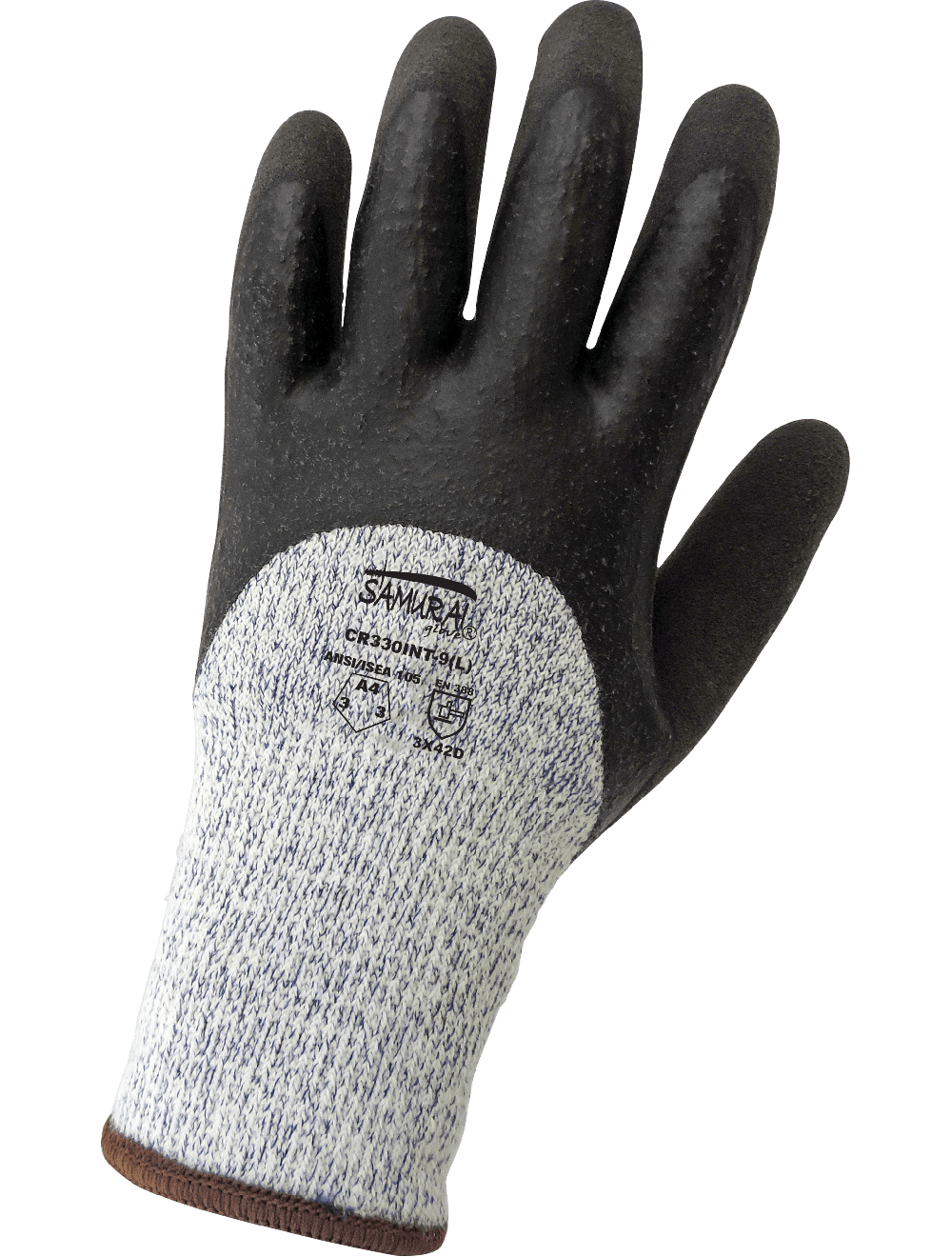 Samurai CR330INT Cut and Impact Resistant Gloves - cut level A4 - tan