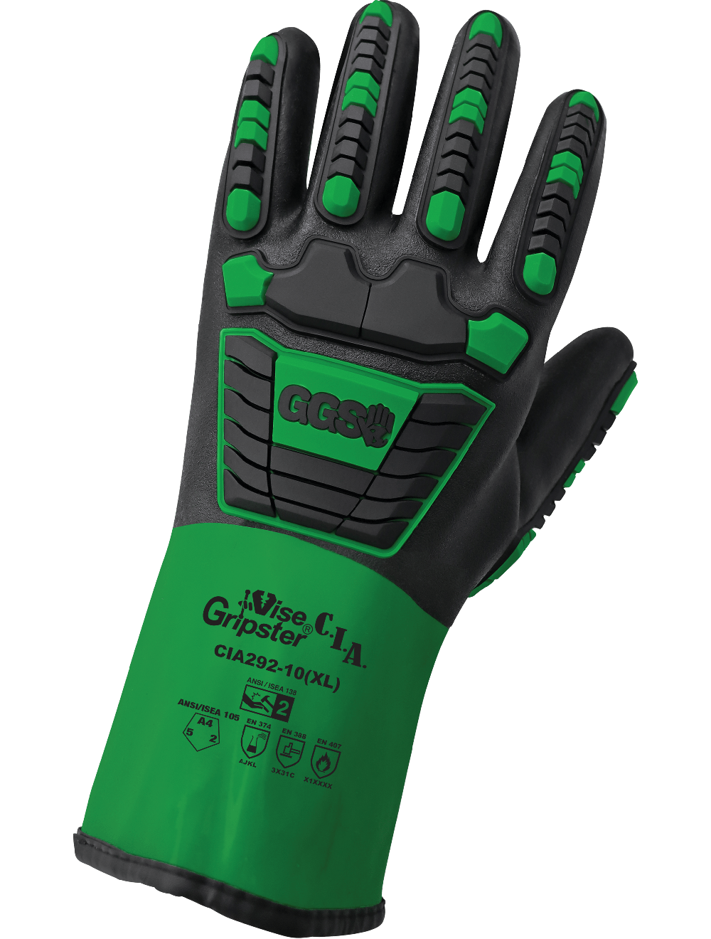 Vise Gripster® C.I.A. - CIA292 - Supported Gloves - cut level A4 - red