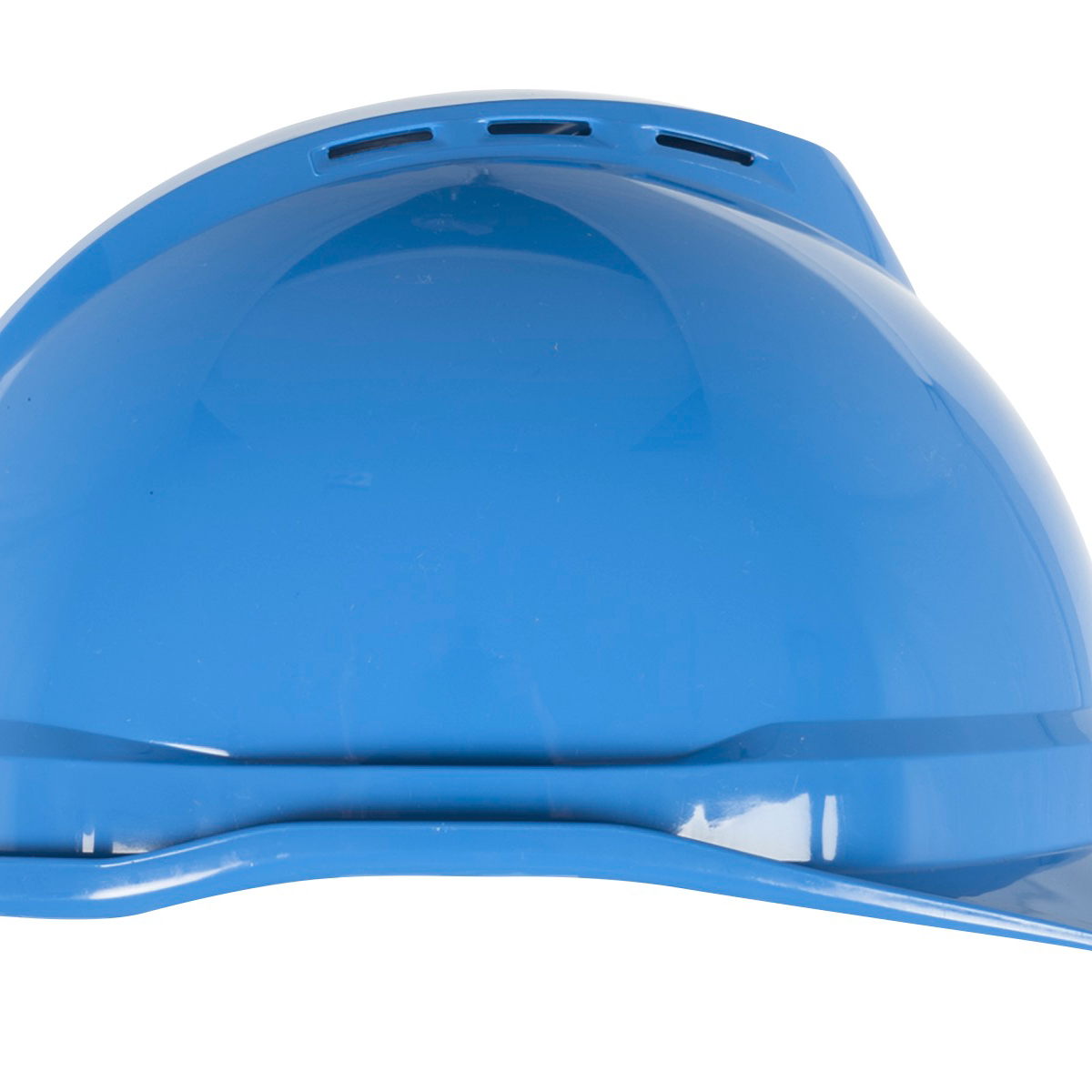 MSA V-Gard® 500 Vented Hard Hat Cap Style - V-Gard 500 Cap, Blue Vented, 4-Point Fas-Trac III