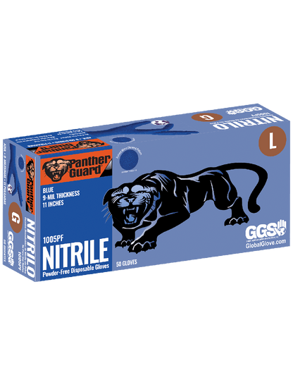 Panther-Guard® - 1005PF - Disposable Gloves - nitrile coating - blue